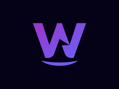 W logomark branding gaming hat igaming logo logomark purple w wizard wizardhat