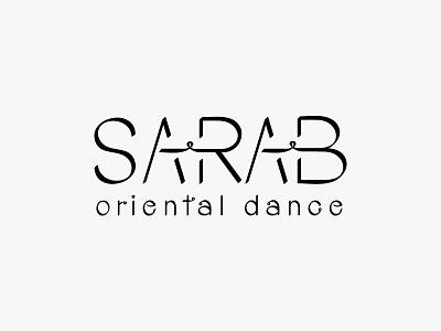 SARAB branding dance studio identity india logotype oriental typogaphy