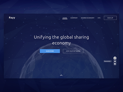 RAYY - Landing page