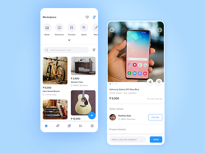 Social Marketplace - App Design