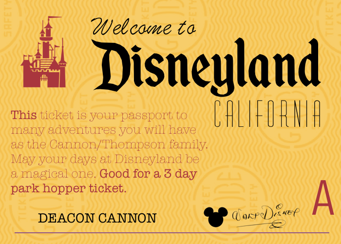 Dribbble - disneyland_vintage_ticket.png by Chris Cannon