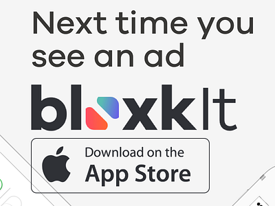 Website for bloxkIt ads app apple bloxkit color colours design ios