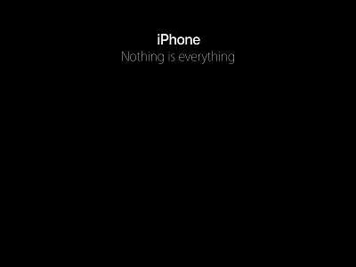 Apple iPhone - Nothing is Everything 7 apple color colours designer fake iphone joke