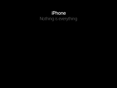 Apple iPhone - Nothing is Everything 7 apple color colours designer fake iphone joke