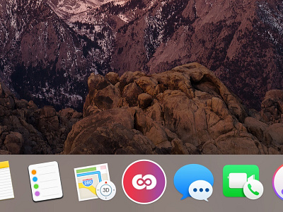 SYNCH on MacOS app apple color colours design dock icon mac