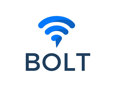 Final Bolt... Maybe blue bolt brand branding color colours identity internet logo