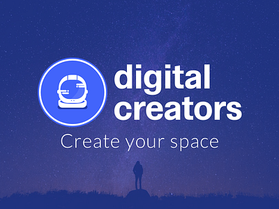 Digital Creations Brand blue brand branding colours creators digital