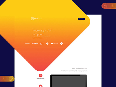 Appcues is on Product Hunt! adoption appcues colours design product ui ux web website