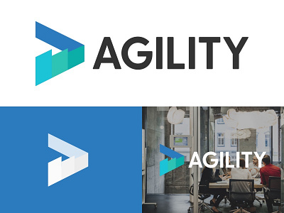 Agility brand colours identity logo marketing