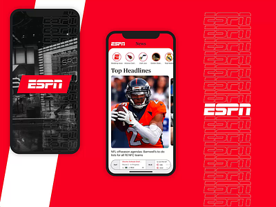 #DesignAnExperience - ESPN App app design espn ios mobile ux ui ux design