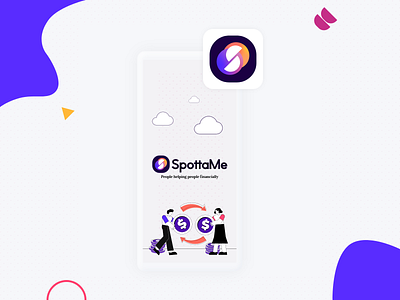 SpottaMe App and Brand app brand branding colours design identity illustration logo neumorphism ui ux