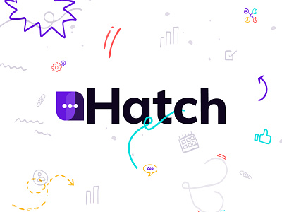 Hatch Branding brand branding identity logo logo design tagline typography web