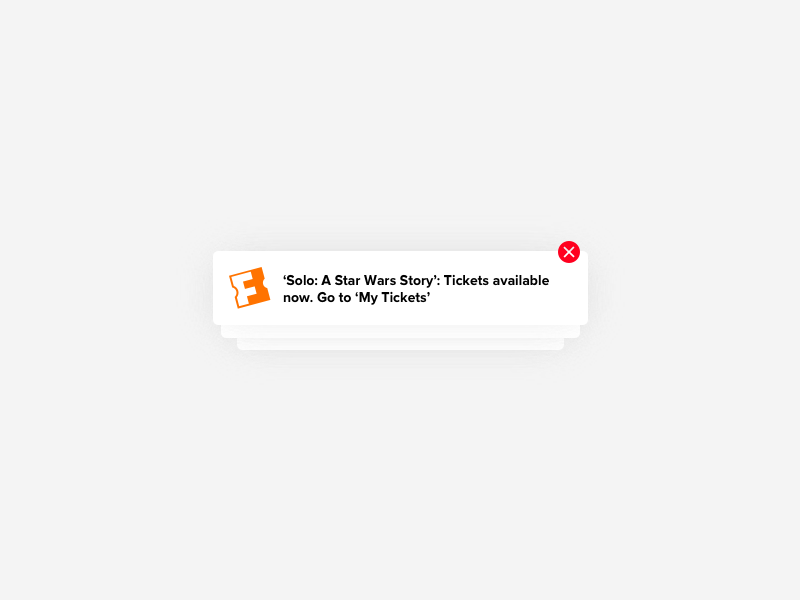 Notification Group ui shadowbox notification box shadow deep
