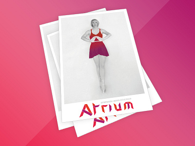 Atrium // 3 angers atrium branding dance design edition laura hauet logo logotype program sirius triangle