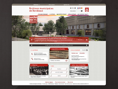 Archives Ville de Bordeaux // 1 angers archives bordeaux city design laura hauet ligeo public sirius webdesign