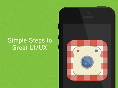 Simple Steps to Great UI/UX [WEBINAR] app design icon simple ui ux web design