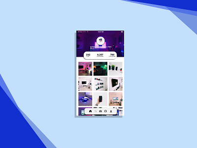 Instagram Concept blue concept design designer dope hype instagram minimal minimalism minimalist red white