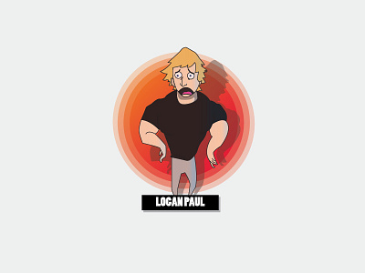 Logan Paul adobe art artwork cartoon composition dope illustration muscles