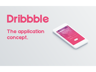 Dribbble - the app app application art design developer digital logo ui ux