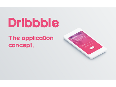 Dribbble - the app