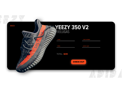 Yeezy cart adidas font logo type ui ux web webdesign website