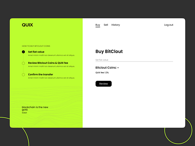 QUIX - buy BitClout coins