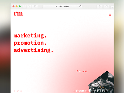 Marketing. Promo. Adv advertising concept marketing promotion red web