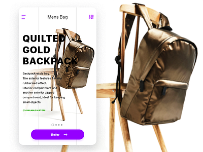 Product Page app clean fashion flat ios product style ui ux