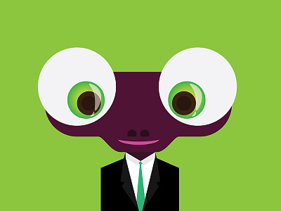 Chameleon in blazer animal blazer chameleon cute illustration inforgraphic legal