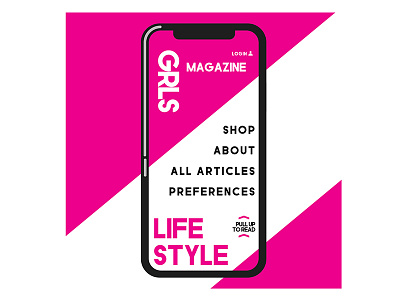 Magazine UI demo demo design iphone iphone x logo magazine ui ux