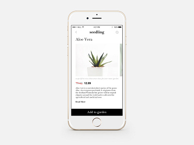 Plant Shopping App UI logo minimal plants ui ux