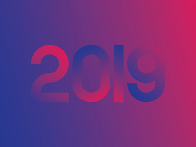 2019 design font minimal poster print typography
