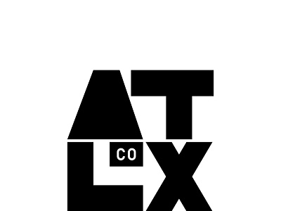 ATLX Logo branding design logo minimal typography vector