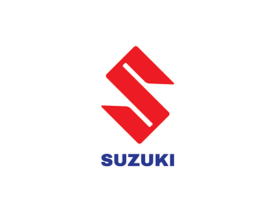 Suzuki Logo Redone design logo minimal typography vector
