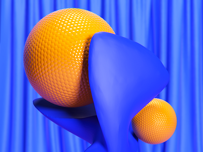 orange 3d abstract alperdurmaz animation art blue contrast design designer digitalart illustration lighting motiondesigner sphere static visual art