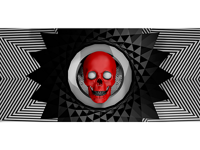 skull #gif style frame 3d abstract alperdurmaz animation art black dark design gif skull