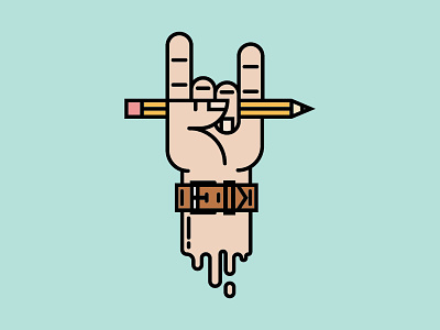 Hell Yeah design hand hell yeah icon rocking