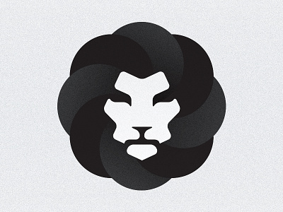 The FA Design Studio Lion grain lion logo simple studio the fa