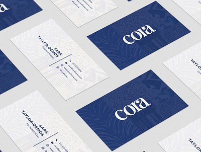 Cora Business Card brand branding businesscard design