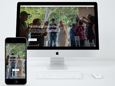 Weddings website design