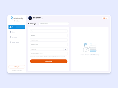 Reimbursify Practice Portal Web App