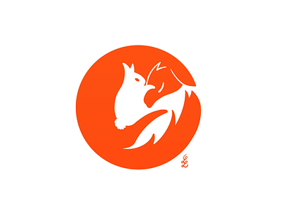 FoxAndBunny animal animal art app logo black branding bunny logo design flat fox logo icon logo logo design minimal negative space simple ui ux vector