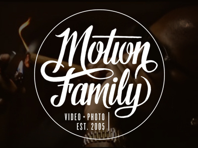 Motion Family handdrawn sticker