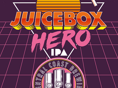 Juicebox Hero 80s beer haze ipa juice neon