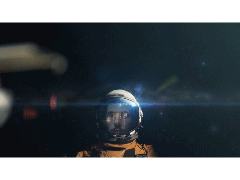 Astronaut astronaut compositing space