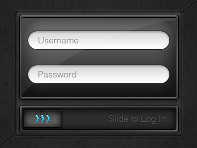 Log In2 app ipad iphone login slide unlock