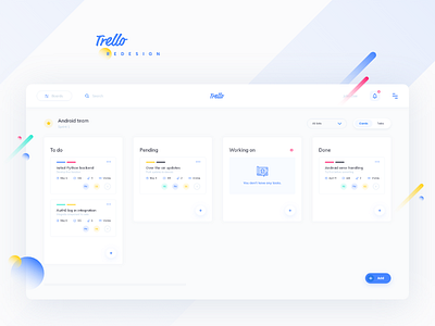 Trello #Redesign cards clean dashboard tasks trello
