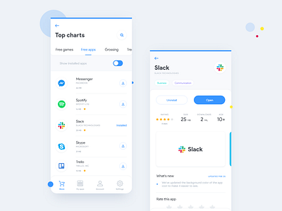 Google Play Store / Redesign