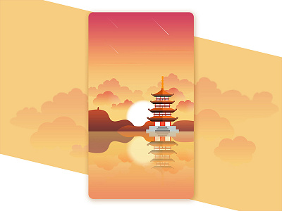 West Lake (Xi Hu) illustration