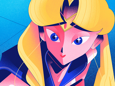 Sailor Moon art design digital art illustration illustrator ilustración print vector